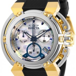 Invicta Herrklocka 31686 Vit/Gummi Ø46 mm