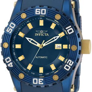 Invicta Herrklocka 31693 Sea Spider Blå/Gulguldtonat stål Ø50 mm