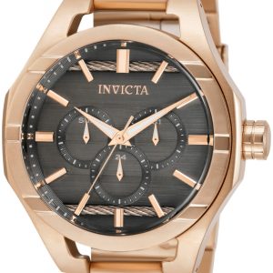 Invicta Herrklocka 31834 Grå/Roséguldstonat stål Ø48 mm