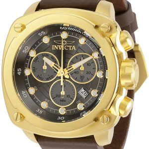 Invicta Herrklocka 32105 Grå/Läder Ø54 mm