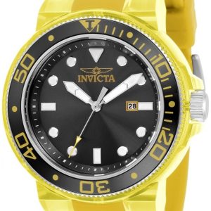 Invicta Herrklocka 32328 Svart/Gummi Ø51.5 mm