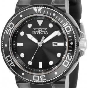 Invicta Herrklocka 32330 Svart/Gummi Ø51.5 mm