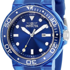 Invicta Herrklocka 32331 Blå/Gummi Ø51.5 mm