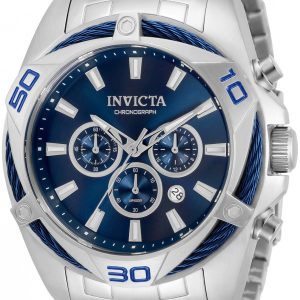 Invicta Herrklocka 32373 Bolt Blå/Stål Ø50 mm