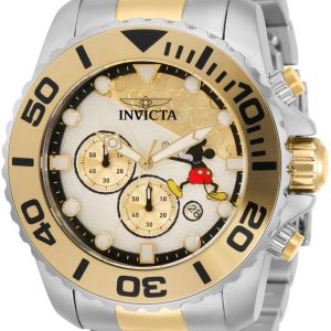 Invicta Herrklocka 32445 Flerfärgad/Gulguldtonat stål Ø50 mm