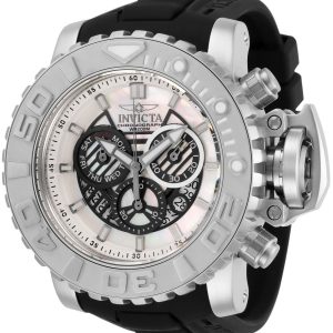 Invicta Herrklocka 32636 Sea Hunter Vit/Gummi Ø58 mm