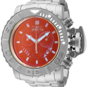 Invicta Herrklocka 32641 Sea Hunter Orange/Stål Ø58 mm