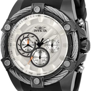 Invicta Herrklocka 32698 Vit/Stål Ø52 mm