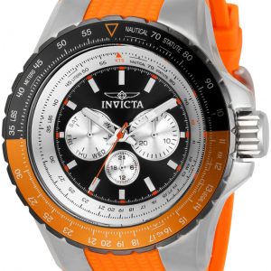 Invicta Herrklocka 33035 Flerfärgad/Gummi Ø50 mm