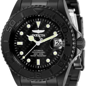 Invicta Herrklocka 33053 Pro Diver Svart/Stål Ø40 mm