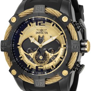 Invicta Herrklocka 33165 Gulguldstonad/Gummi Ø51 mm