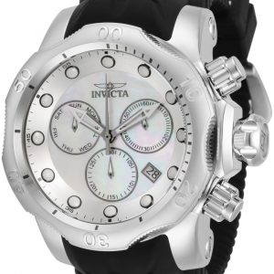 Invicta Herrklocka 33303 Vit/Gummi Ø53.7 mm