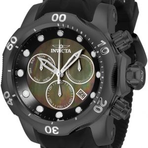 Invicta Herrklocka 33304 Svart/Gummi Ø53.7 mm