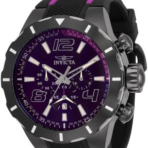 Invicta Herrklocka 33324 S1 Rally Lila/Gummi Ø52 mm