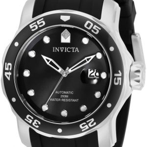 Invicta Herrklocka 33341 Svart/Stål Ø48 mm