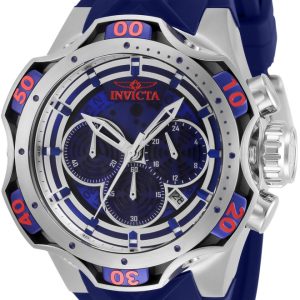 Invicta Herrklocka 33632 Blå/Gummi Ø52.5 mm