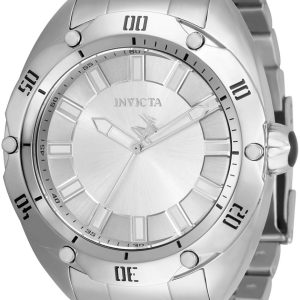 Invicta Herrklocka 33761 Silverfärgad/Stål Ø50 mm