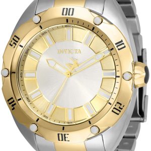 Invicta Herrklocka 33763 Flerfärgad/Gulguldtonat stål Ø50 mm