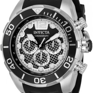 Invicta Herrklocka 33820 Pro Diver Svart/Gummi Ø50 mm