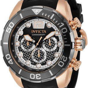 Invicta Herrklocka 33822 Grå/Gummi Ø50 mm