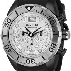 Invicta Herrklocka 33825 Pro Diver Silverfärgad/Gummi Ø50 mm