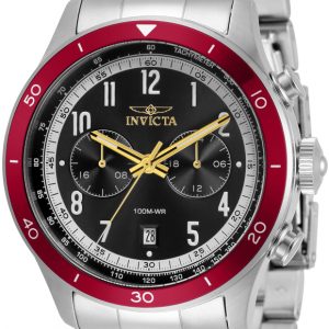 Invicta Herrklocka 33963 Svart/Stål Ø46 mm