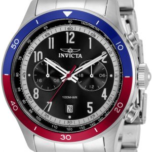 Invicta Herrklocka 33964 Svart/Stål Ø46 mm