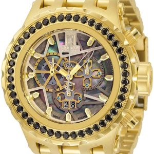 Invicta Herrklocka 33990 Jason Taylor Grå/Gulguldtonat stål Ø52 mm