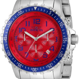 Invicta Herrklocka 34007 Specialty Röd/Stål Ø45.5 mm