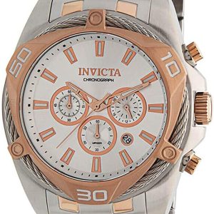 Invicta Herrklocka 34134 Bolt Silverfärgad/Roséguldstonat stål