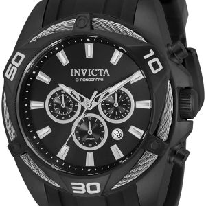 Invicta Herrklocka 34145 Bolt Svart/Stål Ø50 mm