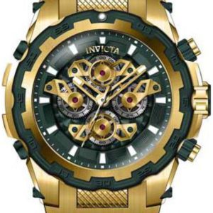 Invicta Herrklocka 34230 Specialty Grön/Gulguldtonat stål Ø50 mm