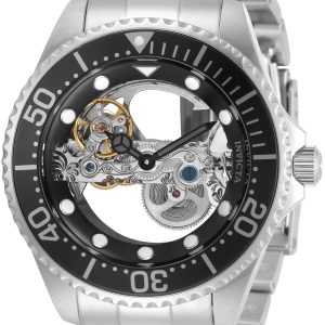 Invicta Herrklocka 34445 Pro Diver Skelettskuren/Stål Ø47 mm