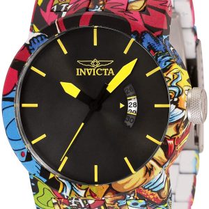 Invicta Herrklocka 34488 Dna Svart/Stål Ø46 mm