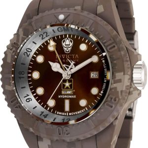 Invicta Herrklocka 34578 Brun/Stål Ø52 mm