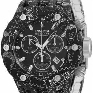 Invicta Herrklocka 34664 Svart/Stål Ø52 mm