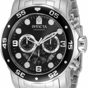 Invicta Herrklocka 34665 Pro Diver Svart/Stål Ø48 mm