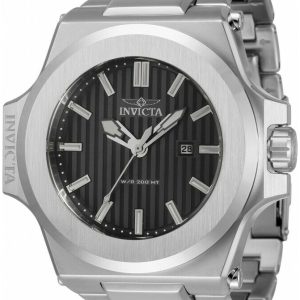 Invicta Herrklocka 34730 Akula Svart/Stål Ø58 mm