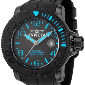 Invicta Herrklocka 34777 Sea Hunter Svart/Gummi Ø50 mm