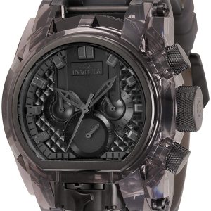 Invicta Herrklocka 34880 Bolt Svart/Gummi Ø52 mm