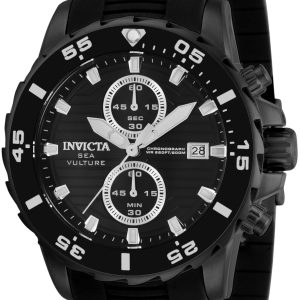 Invicta Herrklocka 35037 Sea Vulture Svart/Stål Ø46 mm