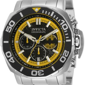 Invicta Herrklocka 35075 Dc Comics Svart/Stål Ø48 mm