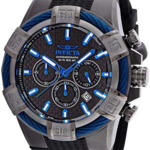 Invicta Herrklocka 35085 Bolt Svart/Gummi Ø52 mm