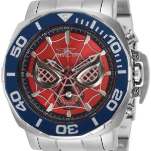 Invicta Herrklocka 35096 Marvel Röd/Stål Ø48 mm