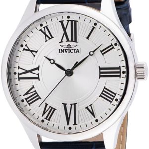 Invicta Herrklocka 35140 Vintage Silverfärgad/Läder Ø45 mm