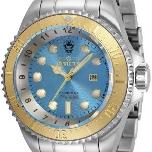 Invicta Herrklocka 35145 Hydromax Blå/Stål Ø52 mm