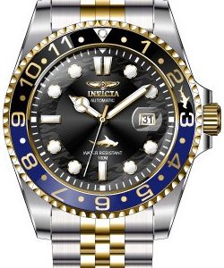 Invicta Herrklocka 35152 Pro Diver Svart/Gulguldtonat stål Ø47 mm