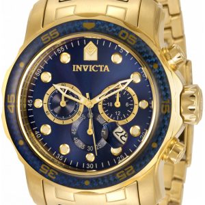 Invicta Herrklocka 35397 Pro Diver Blå/Gulguldtonat stål Ø48 mm