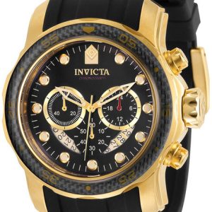 Invicta Herrklocka 35415 Pro Diver Svart/Gulguldtonat stål Ø48 mm