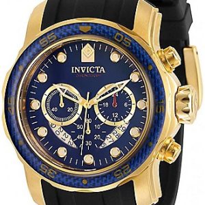 Invicta Herrklocka 35416 Pro Diver Blå/Gulguldtonat stål Ø48 mm